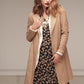 מעיל טרנץ' - קאמל - דגם גולדמן - US-Fashion.tlv