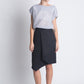 חצאית ישרה - שחור - דגם ברונקס - US-Fashion.tlv