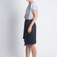 חצאית ישרה - שחור - דגם ברונקס - US-Fashion.tlv