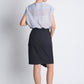 חצאית ישרה - שחור - דגם ברונקס - US-Fashion.tlv