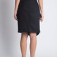חצאית ישרה - שחור - דגם ברונקס - US-Fashion.tlv