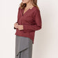 חולצה ארוכה - בורדו - דגם מרגוזה - US-Fashion.tlv